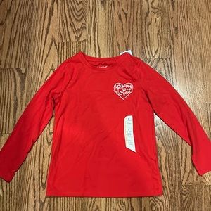 Cat and Jack red long sleeved t shirt. You are so. Loved. Size 6/6x